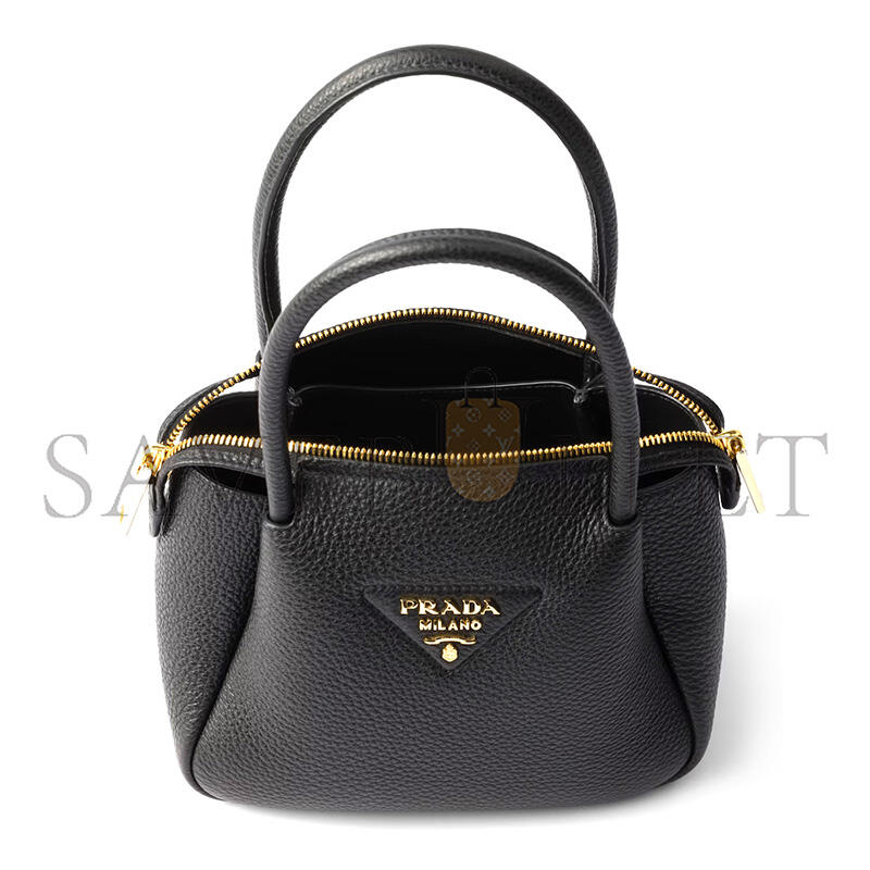 PRADA LEATHER MINI HANDBAG 1BA362 (19.5*18*9cm)